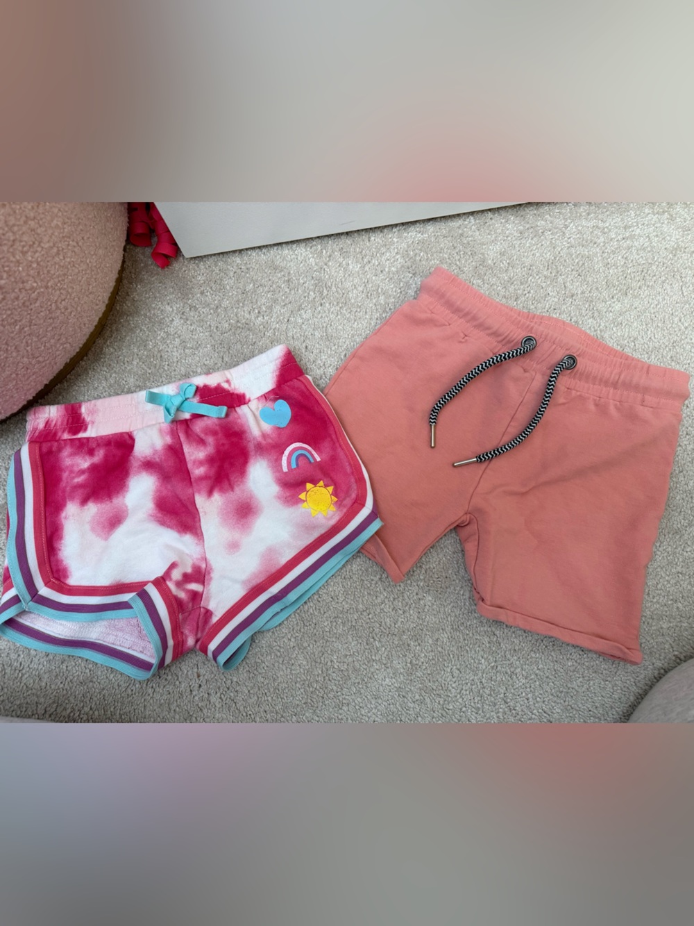 Set of Girls size 7 shorts  - Hatley and Flute & Whistle